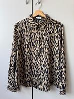Zwart en bruine blouse Emma Ella maat M, Kleding | Dames, Maat 38/40 (M), Emma Ella, Zwart, Ophalen of Verzenden