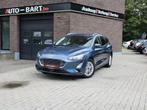 Ford Focus 1.0 EcoBoost MHEV Titanium (bj 2020), Auto's, Stof, Gebruikt, Blauw, Bedrijf