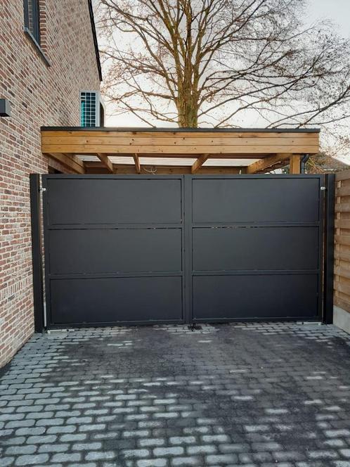 Nieuwe poort te koop wegens verkeerde maten, Tuin en Terras, Tuinpoorten, Nieuw, Draaipoort, Staal, 200 cm of meer, 200 cm of meer