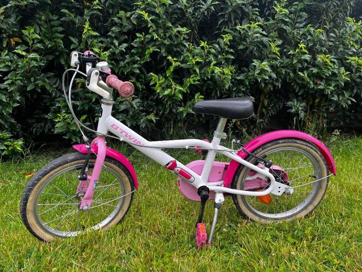 meisjesfiets 16 inch (4-6 jaar), Fietsen en Brommers, Fietsen | Meisjes, Gebruikt, 16 inch, Ophalen