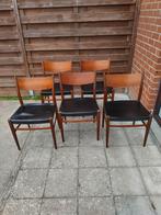 Vintage stoelen van Cees Braakman, Ophalen, Zo goed als nieuw, Leer