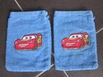 Twee washandjes van Cars, Ophalen of Verzenden, Gebruikt