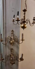 Set van Vlaamse luster + 2 bijhorende appiquen, Ophalen