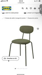 2 chaises OSTANO vertes, IKEA, Autres couleurs, Deux, Tissus, Neuf