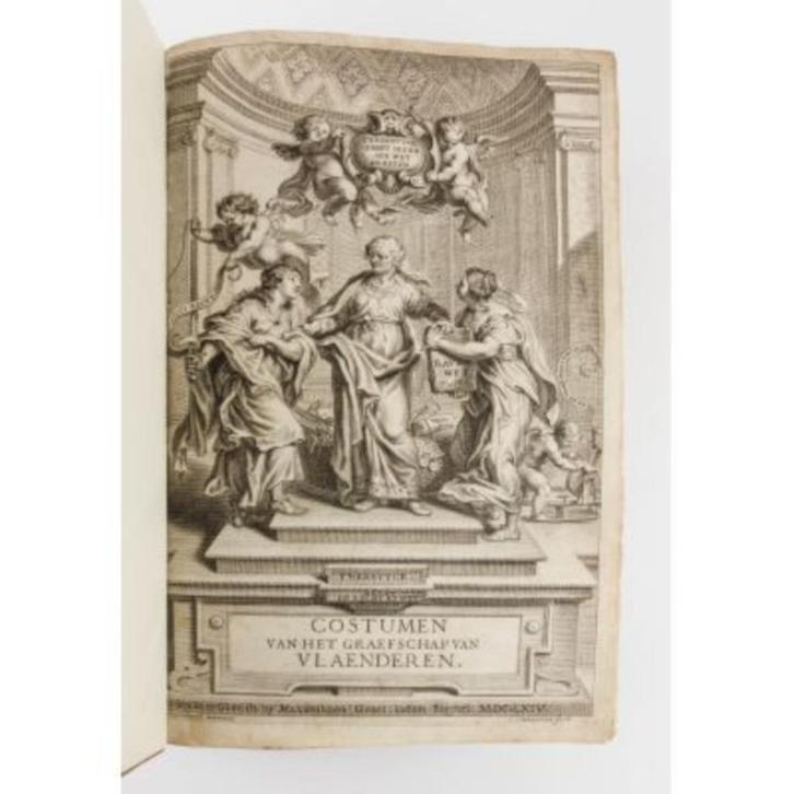 Costumen van het Graefschap van Vlaenderen, Antiek en Kunst, Antiek | Boeken en Manuscripten, Ophalen