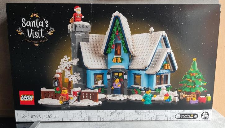 lego 10293 bezoek van de kerstman, Kinderen en Baby's, Speelgoed | Duplo en Lego, Nieuw, Lego, Complete set, Ophalen of Verzenden