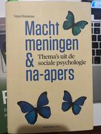 Macht meningen & na-apers - Vera Hoorens, Livres, Psychologie, Psychologie sociale, Vera Hoorens, Utilisé, Enlèvement ou Envoi