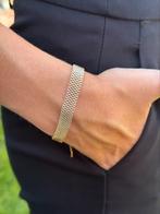 Miyuki gouden ivoorkleurige armband in Peyote-weefsel, Staal, Sarahberlemont@outlook.com, Bohêmia, Belgique
