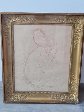 Modigliani tekening (naar)