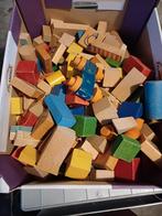 Doos met houten blokken, Kinderen en Baby's, Speelgoed | Houten speelgoed, Ophalen