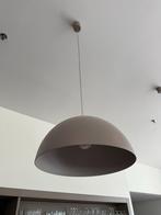 Grote taupekleurige hanglamp, Ophalen, Gebruikt, Modern, Metaal