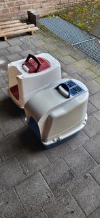 2 gebruikte kattenbakken, Dieren en Toebehoren, Kattenbakken, Ophalen