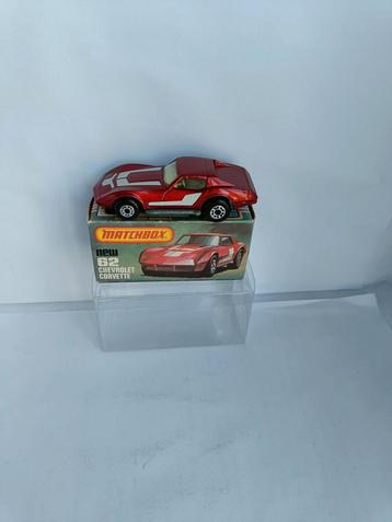 Boîte d'allumettes SUPERFAST n 62 Chevrolet Corvette, Enlèvement ou Envoi, Comme neuf, Matchbox