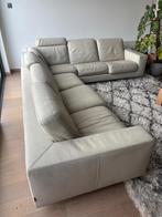 Zetel te koop, Huis en Inrichting, Ophalen, Gebruikt, Leer, Minder dan 150 cm