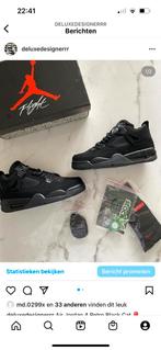 Air Jordan 4 Retro Black Cat Sneakers, Kleding | Dames, Schoenen, Sneakers, Ophalen of Verzenden