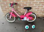 B'twin kinderfiets 14 inch., Fietsen en Brommers, Ophalen, Zo goed als nieuw, Zijwieltjes