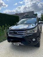 Toyota Hilux 2.4 D-4D (2019) – Uitgerust & Avontuurlijk!, Auto's, Automaat, Start-stop-systeem, Zwart, Leder