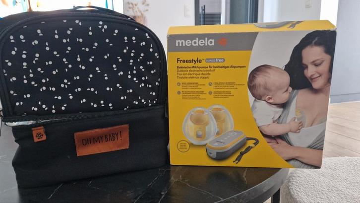 Medela freestyle handsfree borstkolf, Kinderen en Baby's, Overige Kinderen en Baby's, Zo goed als nieuw, Ophalen of Verzenden