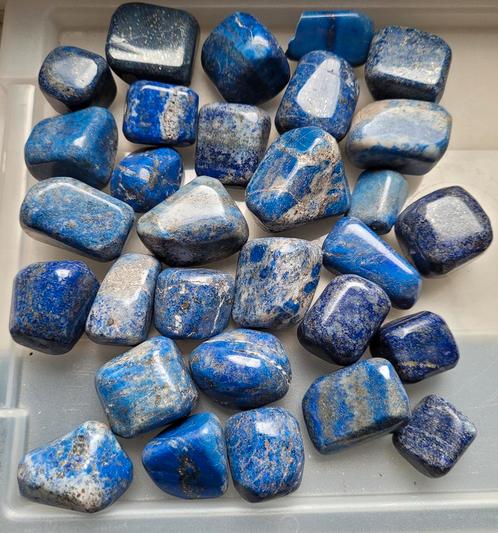 Lapis Lazuli d'Afghanistan 30 pièces 570 g, Collections, Minéraux & Fossiles, Minéral, Enlèvement ou Envoi