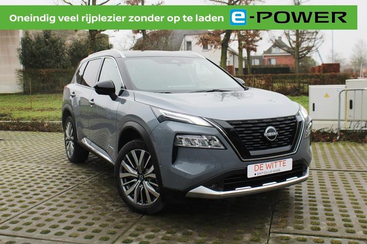 Nissan X-Trail E-Power Tekna Plus e-4orce + 19" Velgen + 7 Z, Auto's, Nissan, Bedrijf, Te koop, X-Trail, 360° camera, 4x4, ABS