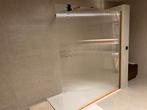 douchewand breedte 140cm en 200cm hoog Geribbeld, Ophalen, Nieuw