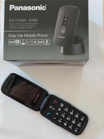 Téléphone portable Panasonic KX-TU466 — Seniors, À clapet, Enlèvement, Utilisé, Sans abonnement