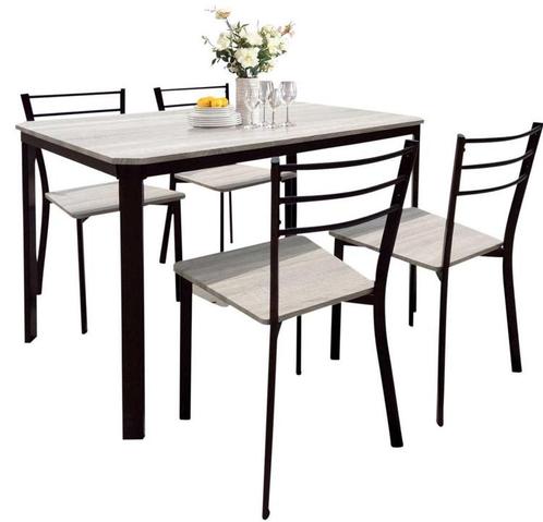 Nieuwe tafel met 4 stoelen, Maison & Meubles, Tables | Tables à manger, Comme neuf, Enlèvement ou Envoi