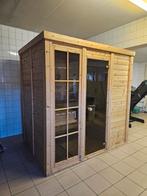 Binnen sauna uit massief hout, Sport en Fitness, Sauna, Ophalen, Gebruikt