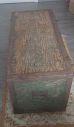 Zware houten kist Hoogte 43, Breedte 43, Lengte  102, Huis en Inrichting, Woonaccessoires | Kisten, Ophalen, Minder dan 50 cm