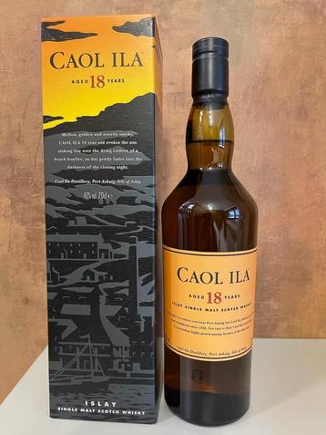CAOL ILA 18 YEARS ISLAY SINGLE MALT SCOTCH WHISKY 0,7L, Envoi, Neuf