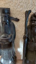 3 chinese goden..ebbenhout 19 hoog, Antiek en Kunst, Ophalen