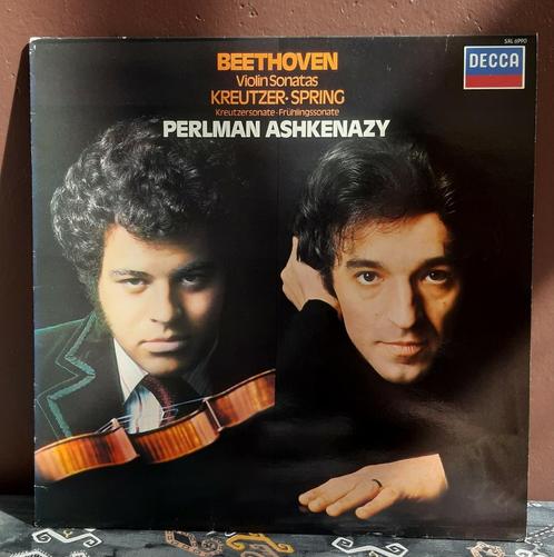 LP BEETHOVEN 'VIOLIN SONATAS' (PERLMAN/ ASHKENAZY), Cd's en Dvd's, Vinyl | Klassiek, Zo goed als nieuw, Classicisme, Kamermuziek