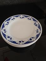 6 toffe dessertbordjes Boch "blauw bloemeke", Antiek en Kunst, Ophalen of Verzenden