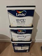levis muurverf mat ral 9010, Doe-het-zelf en Bouw, Ophalen, 5 tot 10 liter, Wit, Nieuw