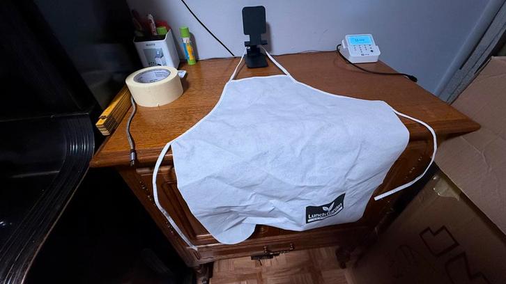 Kind Kook Schort van Lunch Garden! Logo met Lunch Garden op!, Verzamelen, Merken en Reclamevoorwerpen, Zo goed als nieuw, Gebruiksvoorwerp