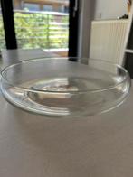 Glazen schaal D26cm H6cm GRATIS bij aankoop v minimaal 5euro, Ophalen, Zo goed als nieuw, Schaal