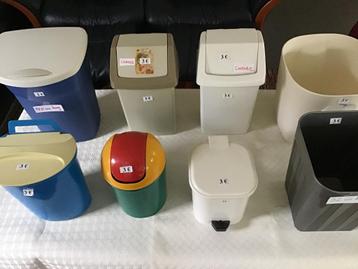 diverse vuilnisbakken/prullenbakken aan 3 euro per stuk beschikbaar voor biedingen