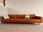 Lederen sofa (cognac), Huis en Inrichting, Ophalen, 250 tot 300 cm, Gebruikt, Vintage