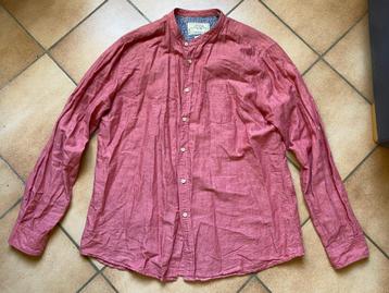 Springfield shirt XXL De linnencollectie roze/rood Customfit beschikbaar voor biedingen