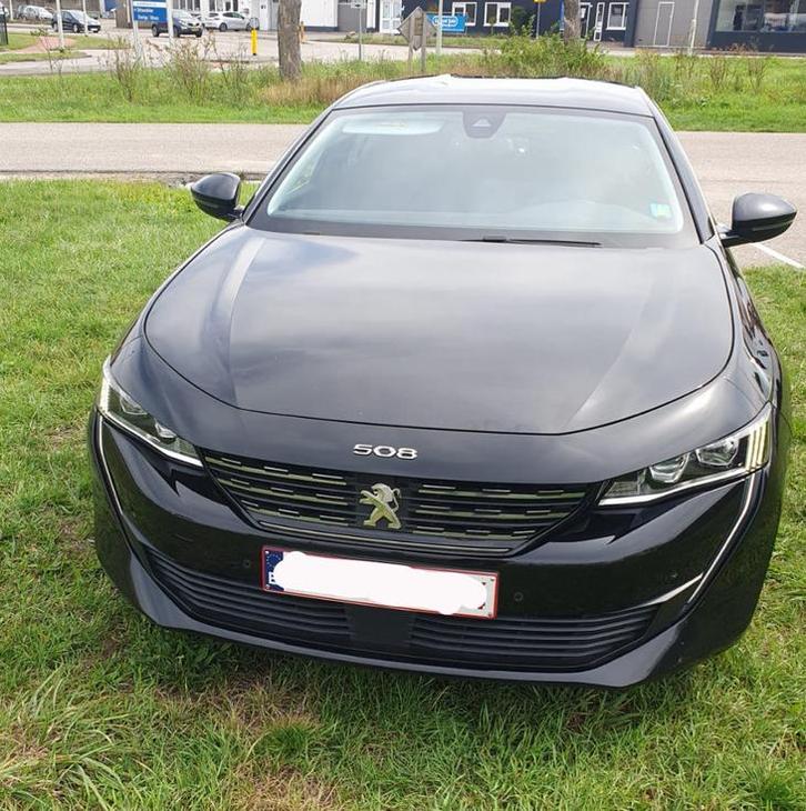 Nette Peugoet 508 1.5 Diesel - 2019 Automaat, Auto's, Peugeot, Particulier, Diesel, 5 deurs, Automaat, Zwart, Zwart, Ophalen