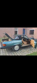 Mercedes SL380, Auto's, Automaat, Cabriolet, Blauw, Particulier