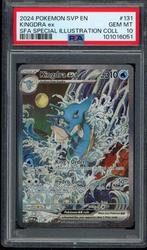 Kingdra ex PSA 10 - SVP131 - Scarlett and Violet Promo 2024, Hobby en Vrije tijd, Verzamelkaartspellen | Pokémon, Verzenden, Zo goed als nieuw