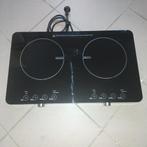 Plaque cuisson double, Electroménager, Tables de cuisson, Enlèvement ou Envoi, Comme neuf, À Poser, Induction