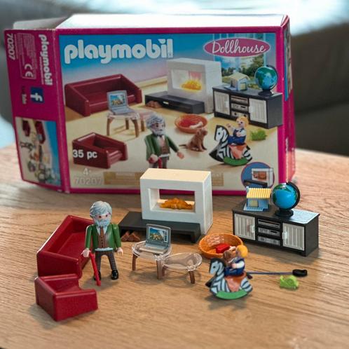 Playmobil ‘Dollhouse Huiskamer met openhaard’ 70207, Enfants & Bébés, Jouets | Playmobil, Comme neuf, Ensemble complet, Enlèvement