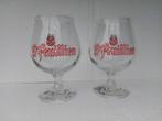 Deux anciens verres sur pied SAINT FEUILLIEN, Enlèvement ou Envoi, Comme neuf, Verre ou Verres, Autres marques