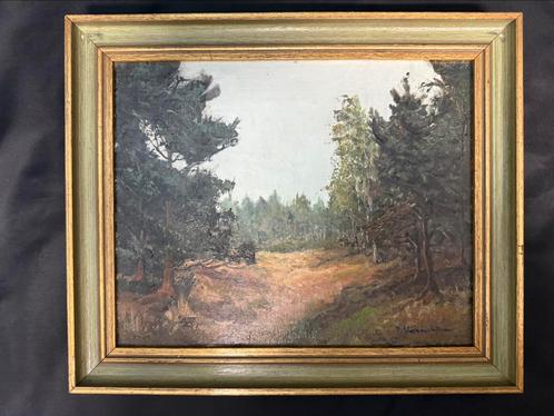 Schilderij, olieverf, Antiek en Kunst, Kunst | Schilderijen | Klassiek, Ophalen of Verzenden