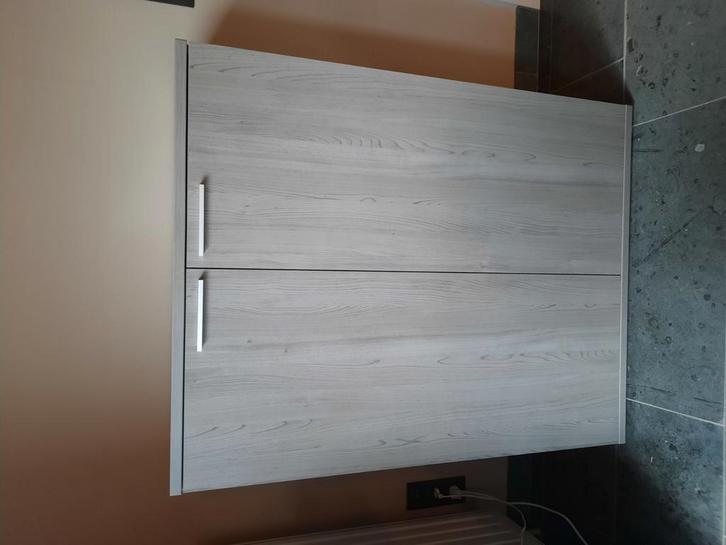 Bureauset: groot bureau, ladekast en grote bureaukast, Huis en Inrichting, Bureaus, Zo goed als nieuw, Bureau, Ophalen