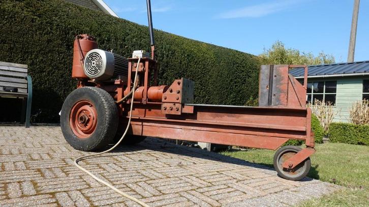 Houtkliever, Tuin en Terras, Kloofmachines, Gebruikt, Liggend, Elektrisch, Ophalen of Verzenden
