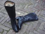 Gratis verzenden luxe zwarte leren vintage laarzen mt 38, Kleding | Dames, Schoenen, Hoge laarzen, Verzenden, Zwart, Salamander vintage