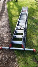 Ladder 9 tot 10 m Altrex 3-Delige Mounter 3 x 14 Sporten, Ladder, Opvouwbaar of Inschuifbaar, Zo goed als nieuw, 4 meter of meer